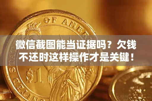 武汉微信截图能当证据吗？欠钱不还时这样操作才是关键！